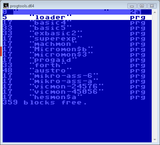 Directory der Diskette