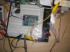 Platine mit Elektroden